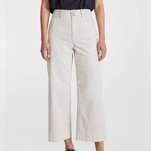 Apiece Apart Merida Wide Leg Chino sz 6 NWOT Slightly Cropped